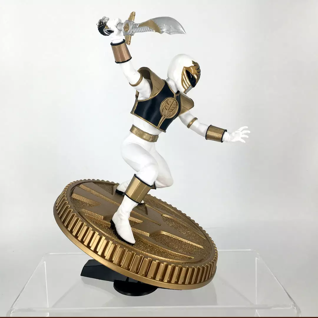 Mighty Morphin Power Rangers White Ranger Collectible Figure By PCS Collectibles 6 Mighty Morphin Power Rangers White Ranger Collectible Figure By PCS Collectibles