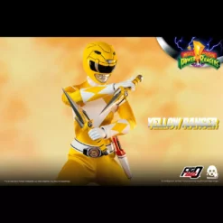 Back In Stock Mighty Morphin Power Rangers Yellow Ranger Collectible Figure 1/6 Scale By Threezero