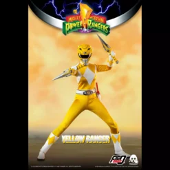 Back In Stock Mighty Morphin Power Rangers Yellow Ranger Collectible Figure 1/6 Scale By Threezero