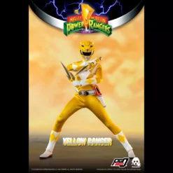 Back In Stock Mighty Morphin Power Rangers Yellow Ranger Collectible Figure 1/6 Scale By Threezero