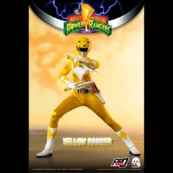Back In Stock Mighty Morphin Power Rangers Yellow Ranger Collectible Figure 1/6 Scale By Threezero