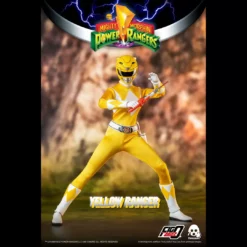 Back In Stock Mighty Morphin Power Rangers Yellow Ranger Collectible Figure 1/6 Scale By Threezero