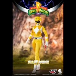 Back In Stock Mighty Morphin Power Rangers Yellow Ranger Collectible Figure 1/6 Scale By Threezero
